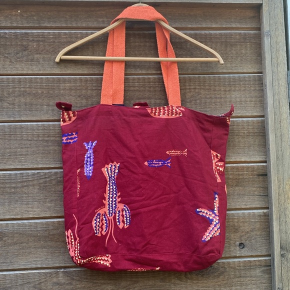 Farm Rio custom-made fabric tote bag - Picture 3 of 9